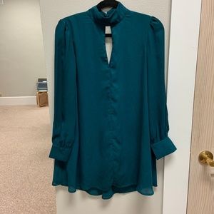 Beautiful Green Mini Dress